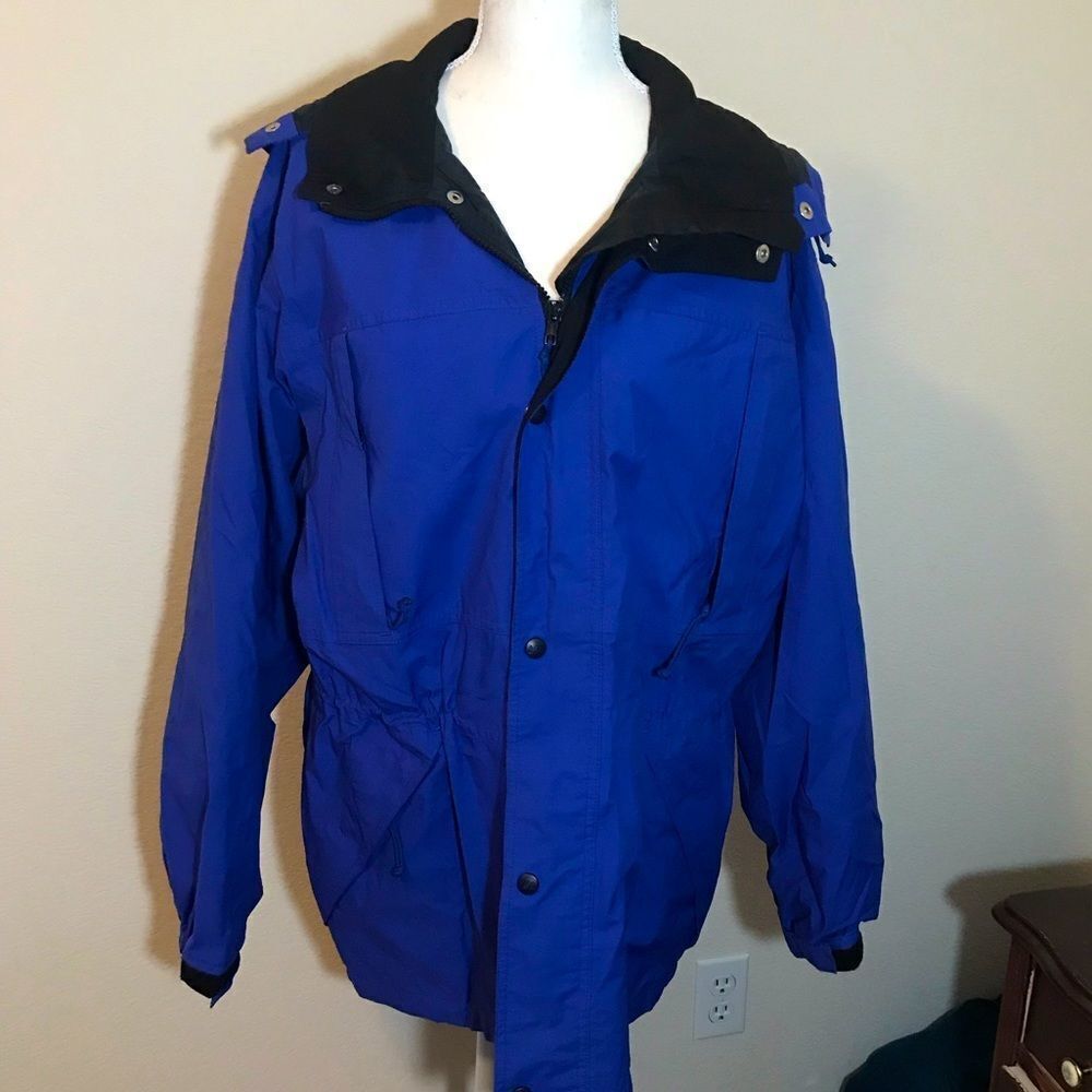 Rei mens blue waterproof jacket